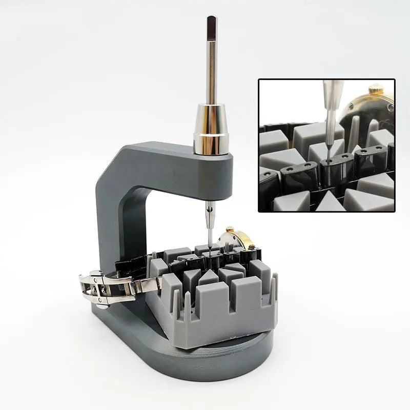 Silver tool steel press strap removal tool for watch and jewellery repair with 0.50-1.60mm blade