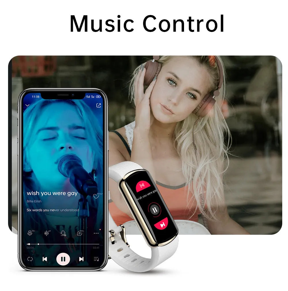 Black fashion sports electronic watch with 0.96 inch IPS colour screen, metal frame, and TPU strap