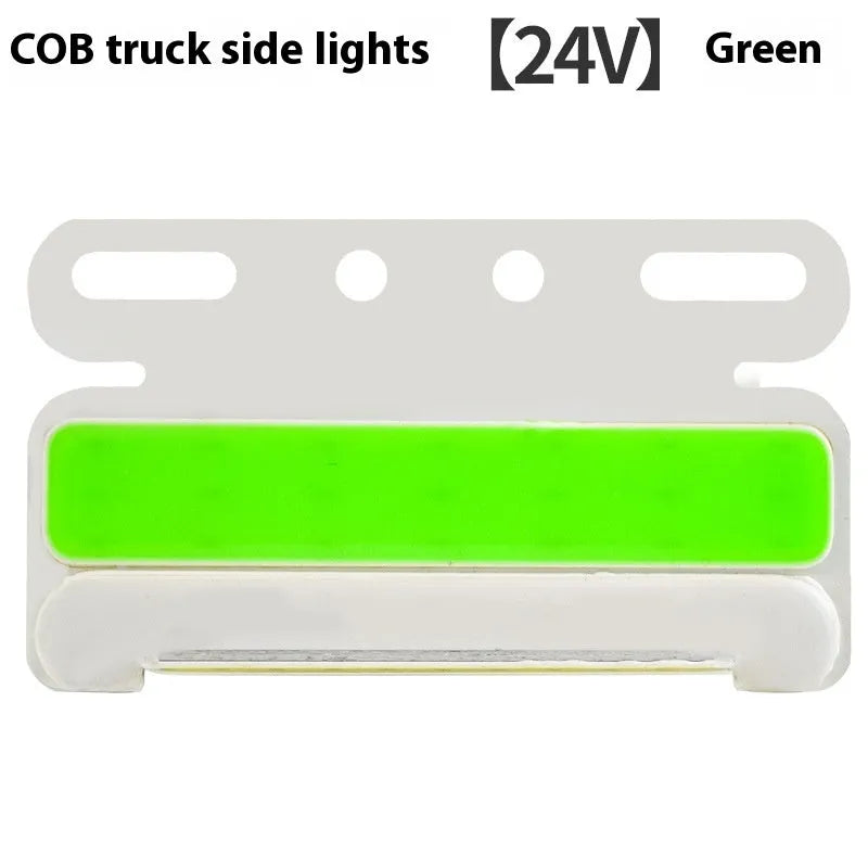 Waterproof aluminium LED truck side light in choice of colours for 12V or 24V vehicles