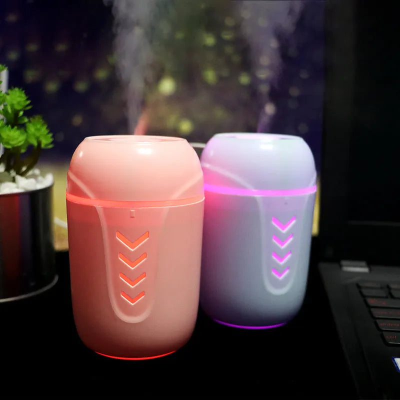 X3 portable car humidifier aromatherapy diffuser columnar shape blue colour 200ml tank