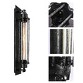 Retro industrial iron wall lamp in black or two-tone, American style, EU or US specification