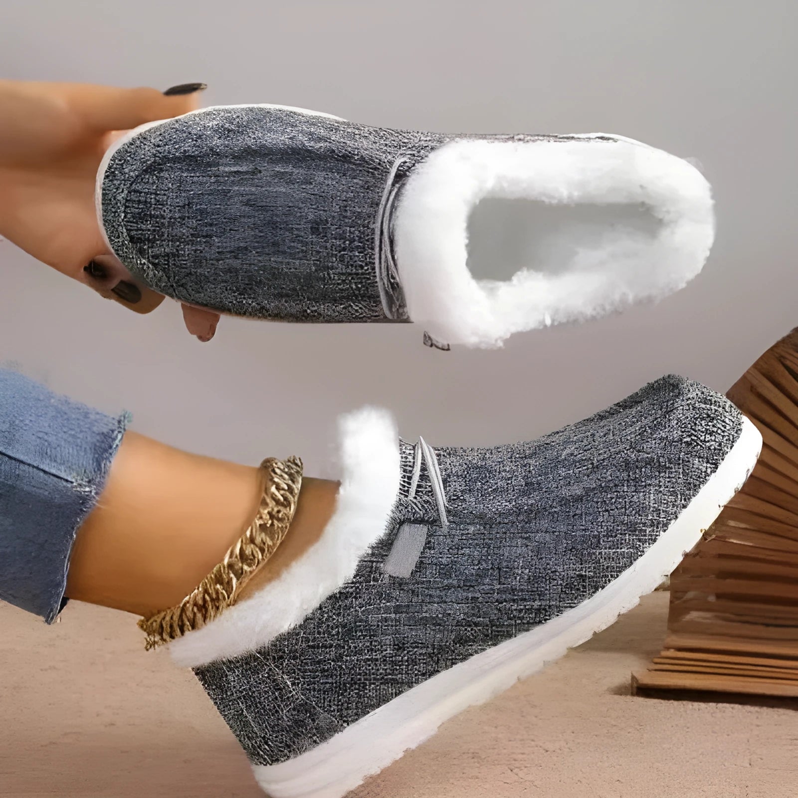 Women's casual straight cotton flat shoes round toe colour options black navy brown pink pebble lime