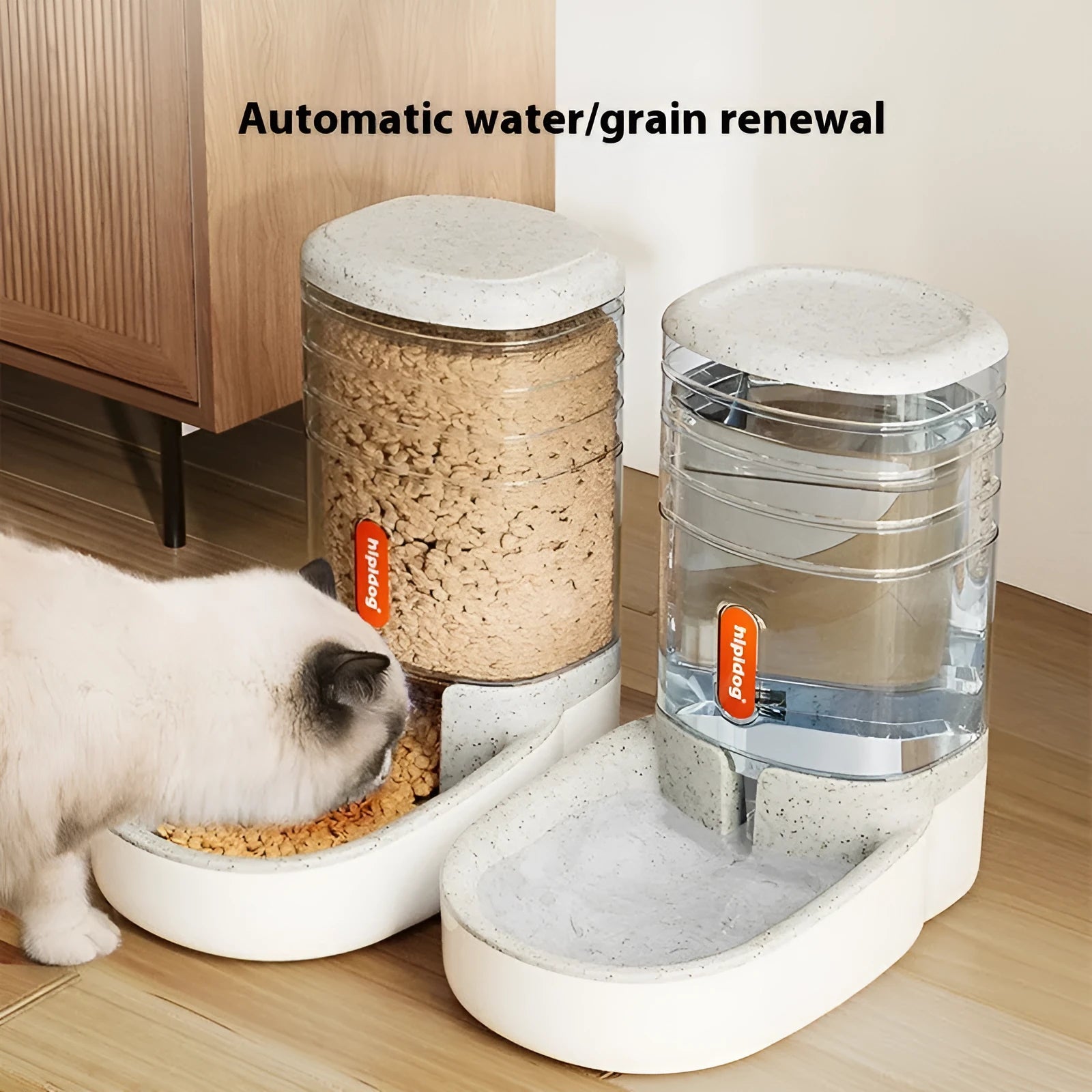 Second-generation 3.8L automatic pet drinker in blue, grey, pink or green colours for dogs and cats