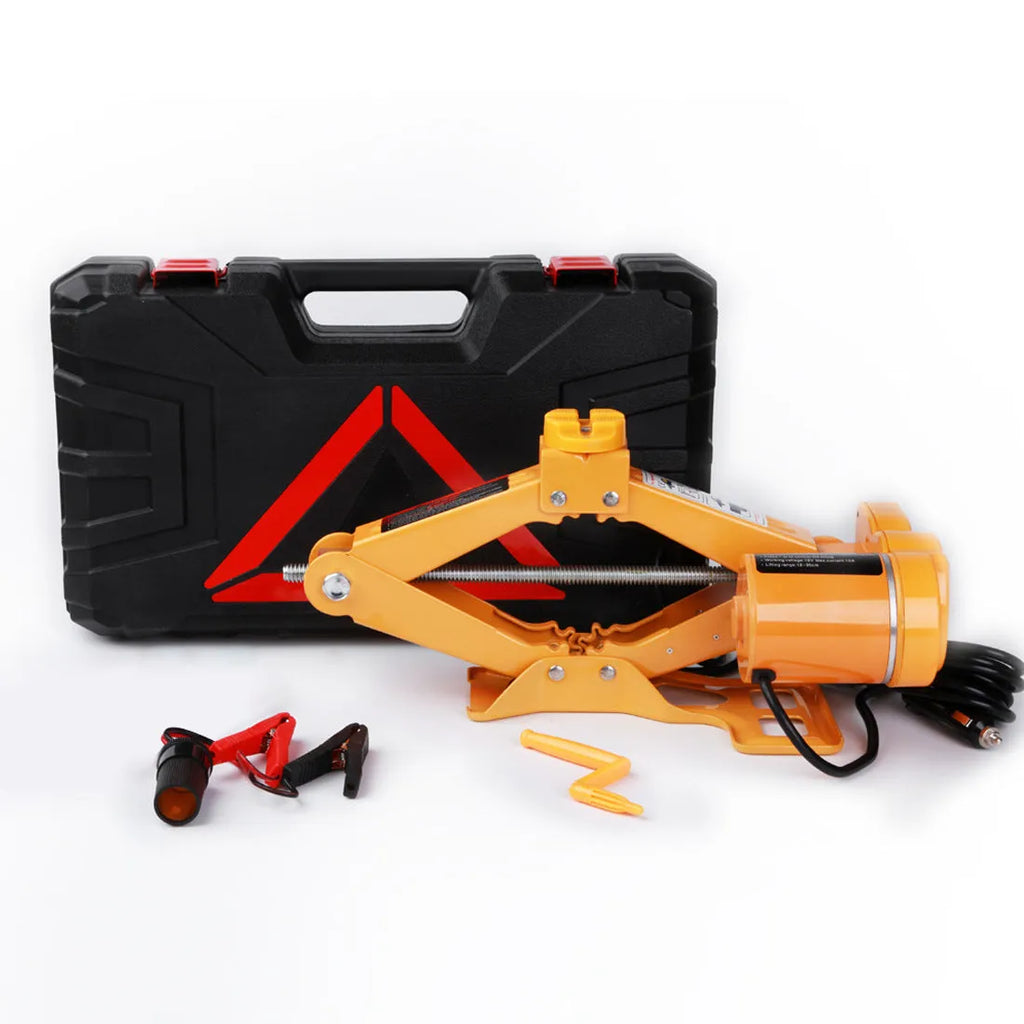Electric hydraulic jack kit for vehicle mounting with 2 tonne capacity