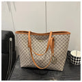 Western style PU leather shoulder bag with sewing thread detail in black, brown, grey, or white.
