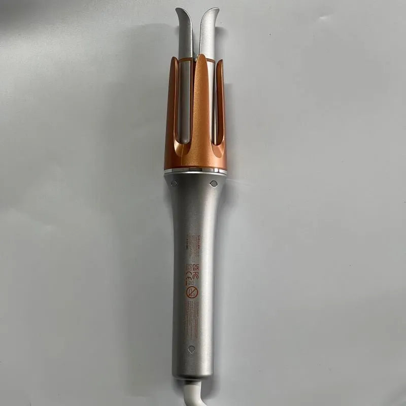 Full automatic hair curler with silver 25mm or 32mm barrel, wired AC, anion perm, 35W