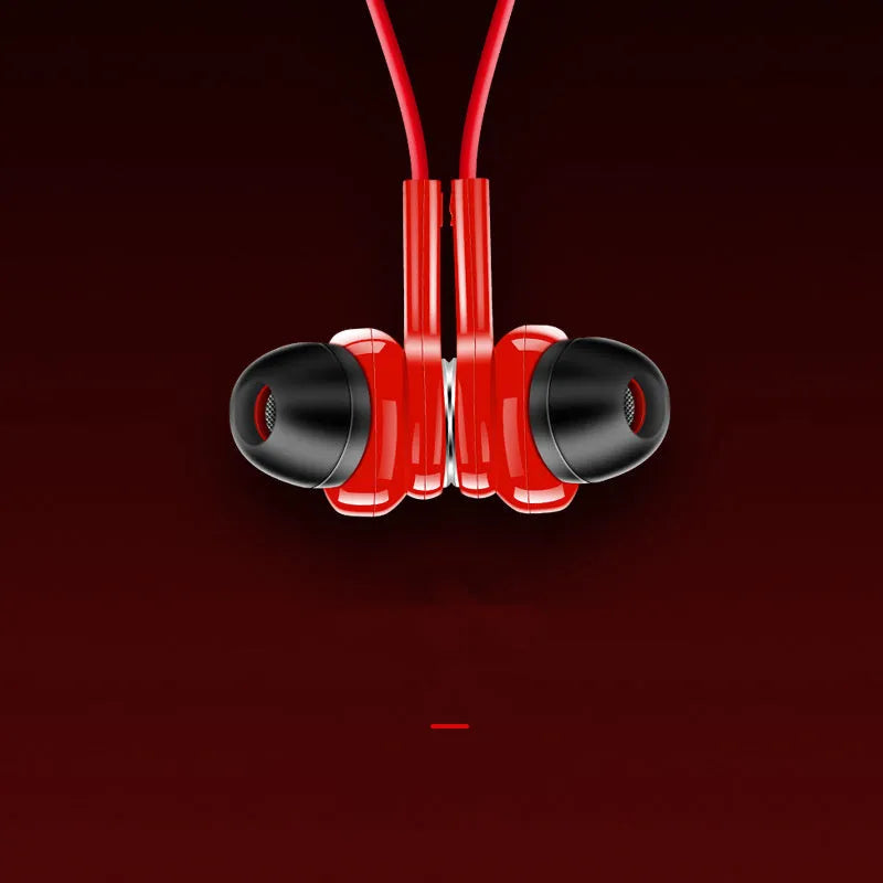 G03 neckband sports Bluetooth earphones in red black or white with 10m range