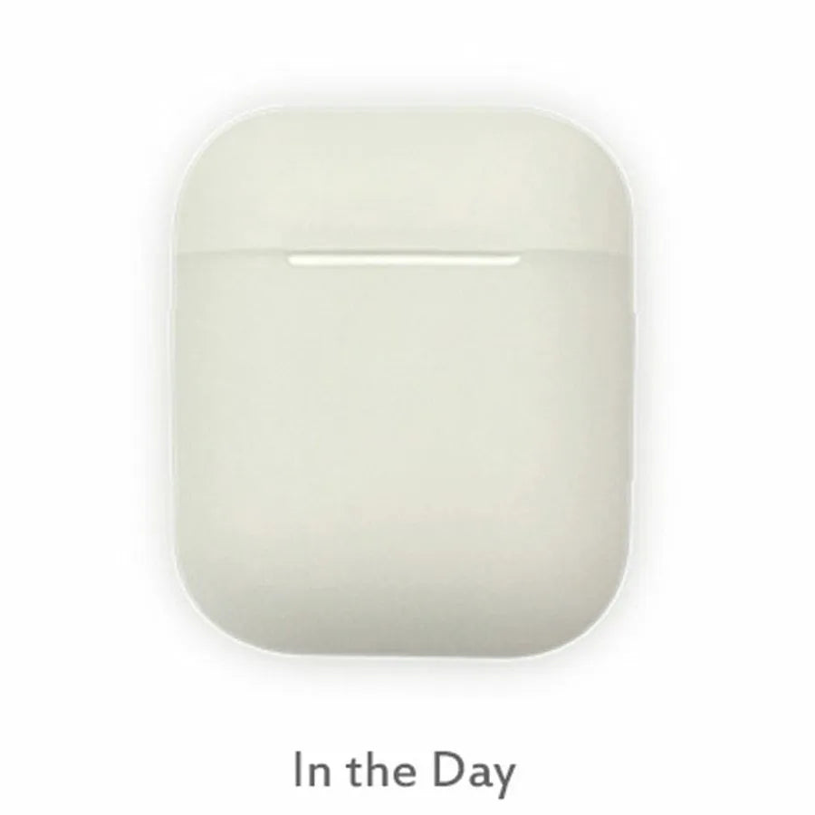 Luminous silicone flip case for Apple AirPods wireless earphones