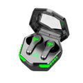 Black N35 wireless Bluetooth gaming headset with in-ear private mold earpieces.