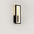 Modern Nordic style PVC corridor wall light in black, available in large and small sizes.