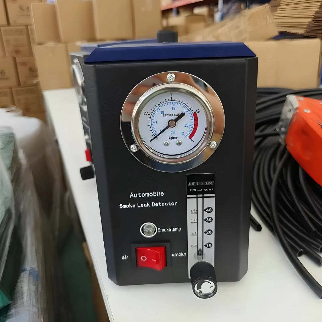 KT9105 English version car smoke leak detector with steel construction for automotive diagnostics