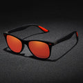 Men's polarized retro sunglasses with TAC lens, PC frame and UV400 protection in Blue, Orange and C01-C06 styles