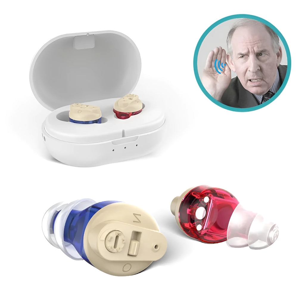 White ABS electric drying case for hearing aids with UV option, PTC constant temperature and 4H timer
