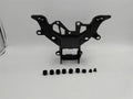 Black heavy aluminium headlight bracket for BMW S1000RR 09-18