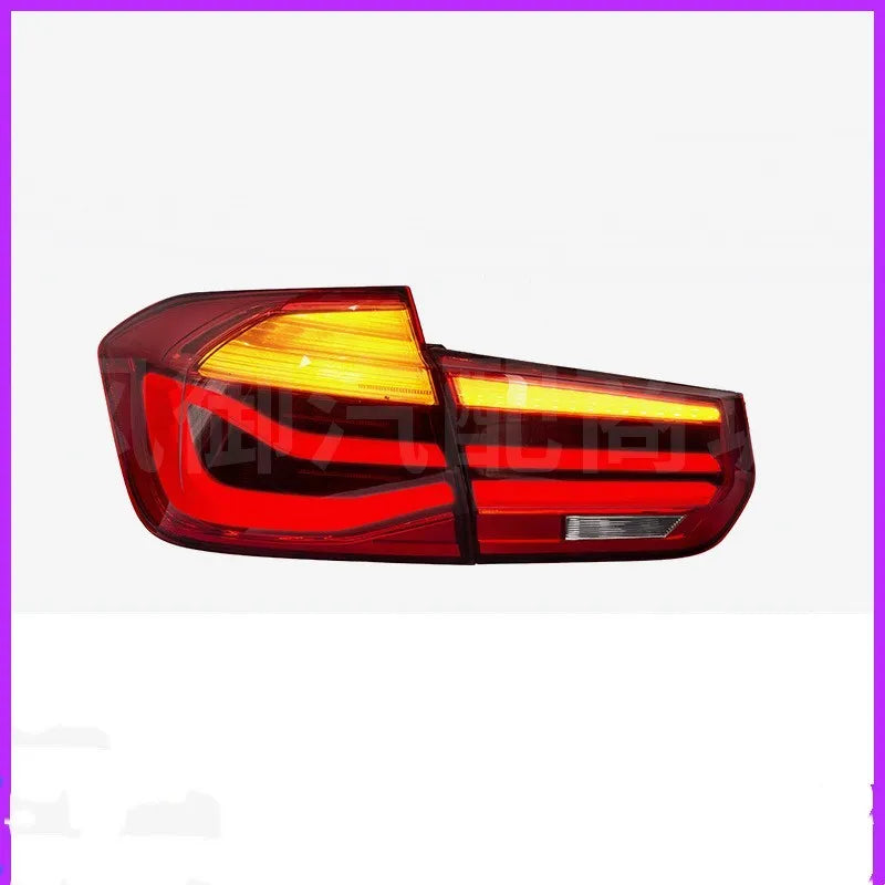 BMW 3 Series tail light assembly with LED running lights in red or smoked black finish