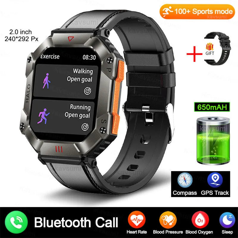 Women's Android GPS smart watch with titanium alloy case and multiple strap options