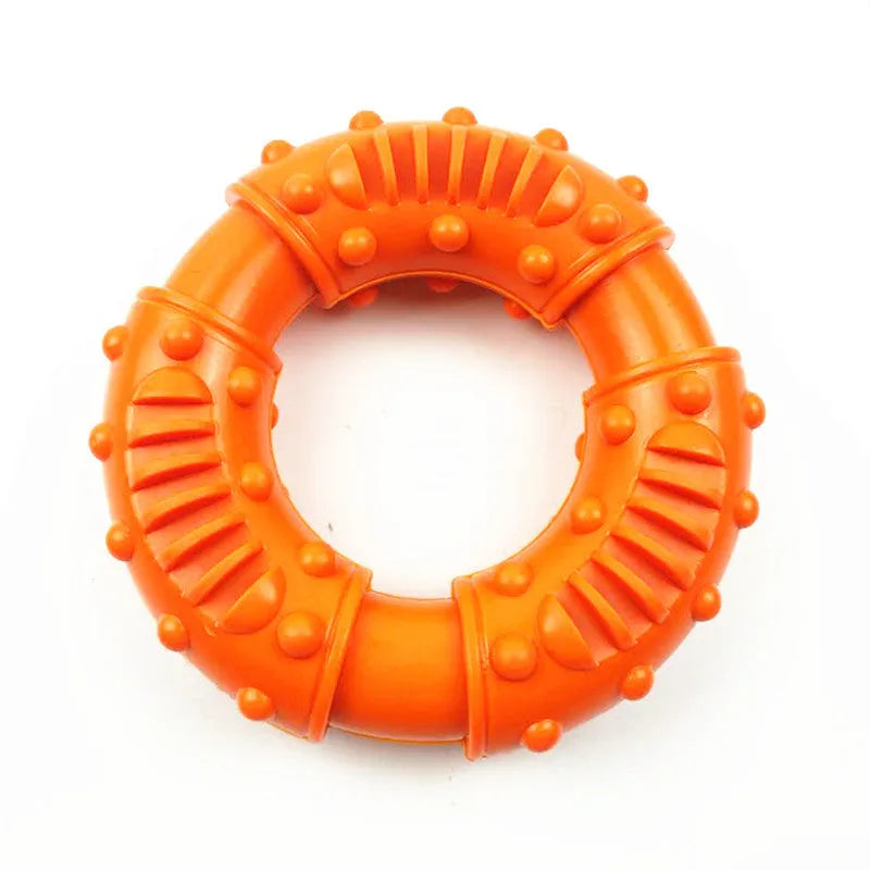 Blue hollow dog fetching stick toy with lightweight floatable design for fetch games