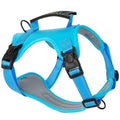 Polyester dog harness and lead set in multiple colours with adjustable chest strap