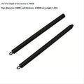 Two-segment push and pull rod fitness stick for resistance training and stretching exercises