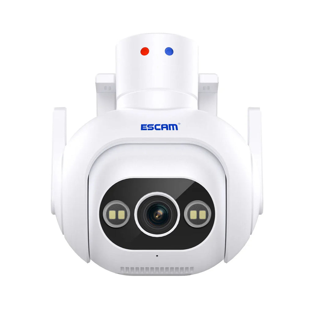 Smart colour night vision security camera with wall mount bracket and 4MP resolution
