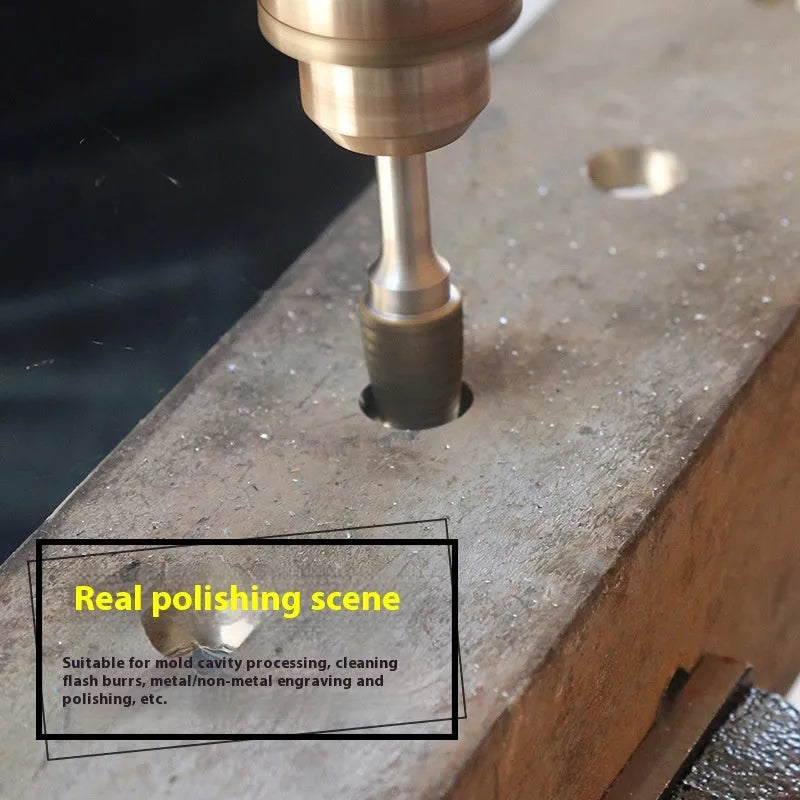 Tungsten steel alloy rotary file F-shaped grinding burr with single sink tooth pattern for metalworking