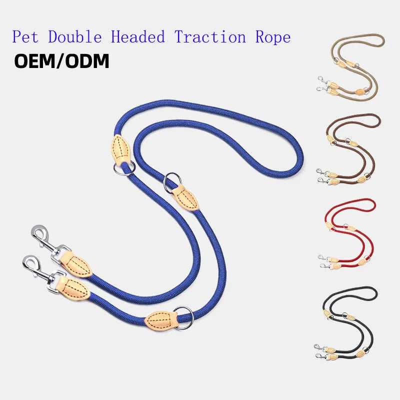 Blast race training 4-in-1 dog leash and automatically tightening collar set in multiple colour options