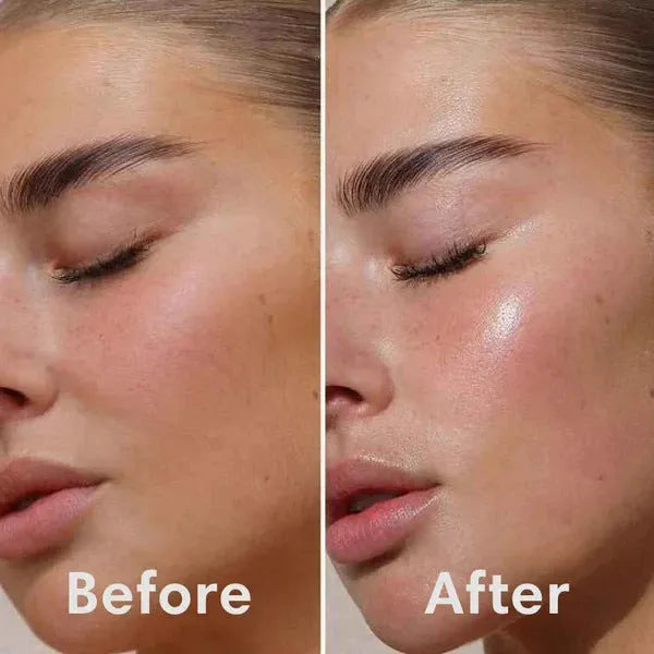 Collagen night face mask in 75ml bottle with application brush for evening skincare