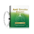 Women's synthetic turquoise bracelet with adjustable clasp for smoke prevention