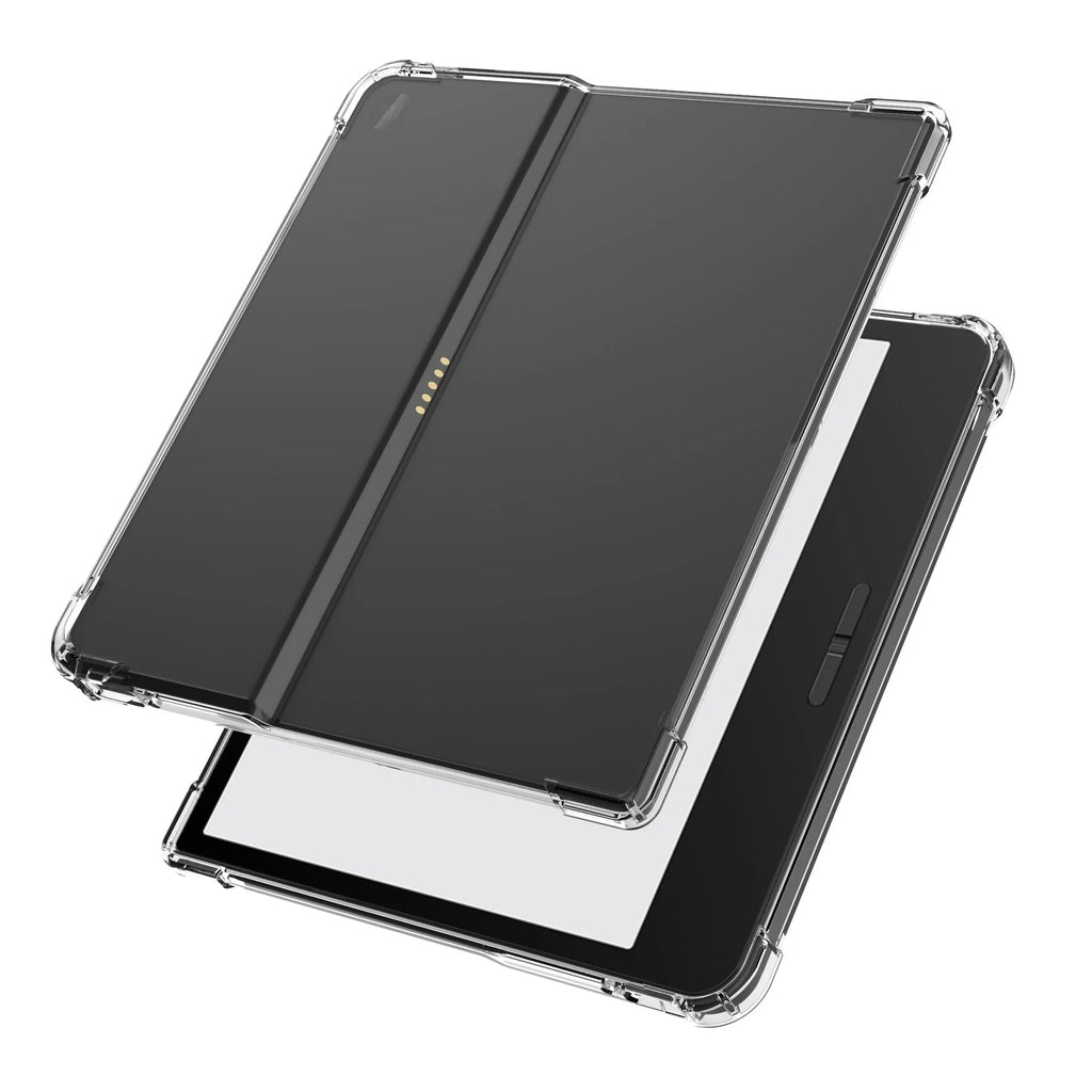 Transparent airbag phone case for 7-inch e-readers and tablets showing shockproof TPU construction