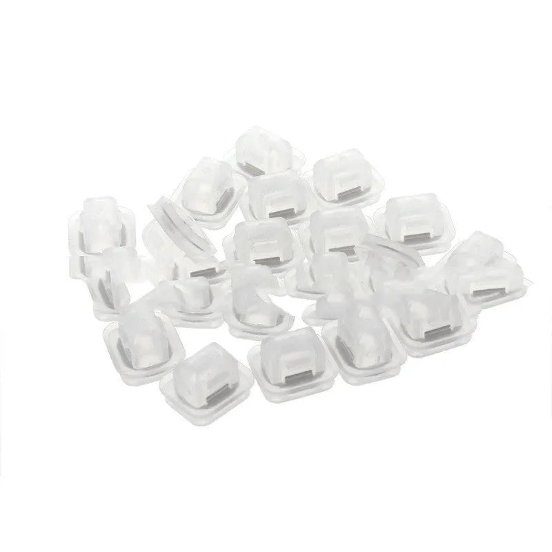 100 transparent plastic metal fastener clips for BMW 5 Series 7 Series E39 E38 interior seat buckle mounting
