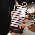 Samsung Galaxy phone case with bracket, TPU back cover, simple style, available in six styles.
