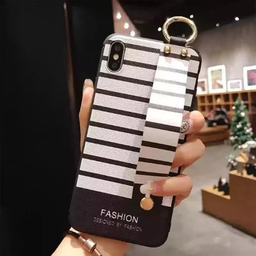 Samsung Galaxy phone case with bracket, TPU back cover, simple style, available in six styles.