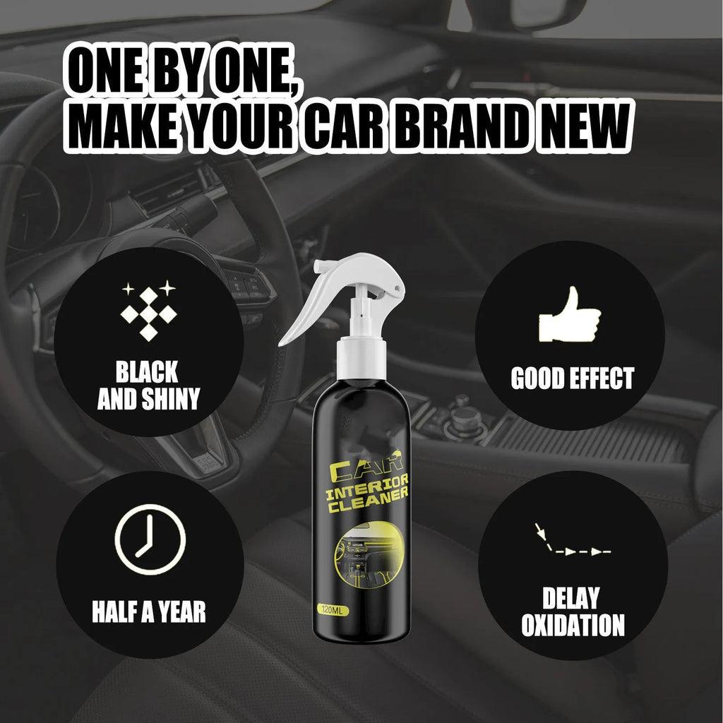 120ml car interior maintenance agent bottle for cleaning leather and plastic dashboard and seats