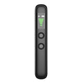 T66 black wireless camera detector with infrared alarm, sound and vibration modes, 5V, Type-C cable