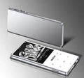 Ultra-thin student sports MP3 MP4 player with 2.4 inch touch screen in black, silver, blue, and red colours