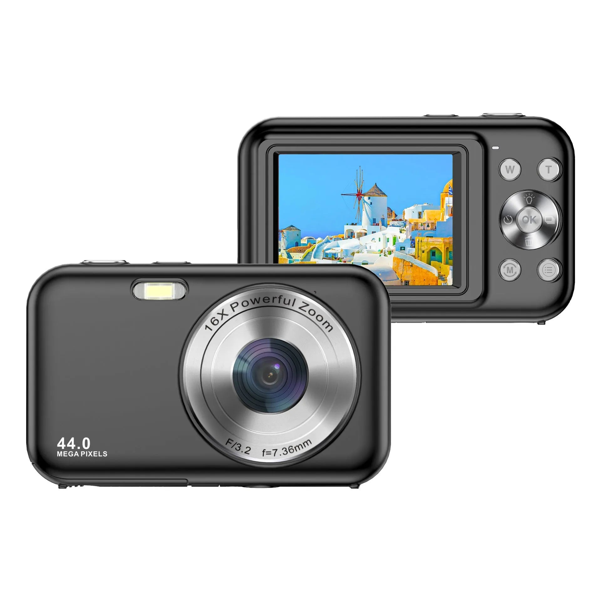 DC406L children's digital camera in black, green, pink, or purple with 2.4-inch screen
