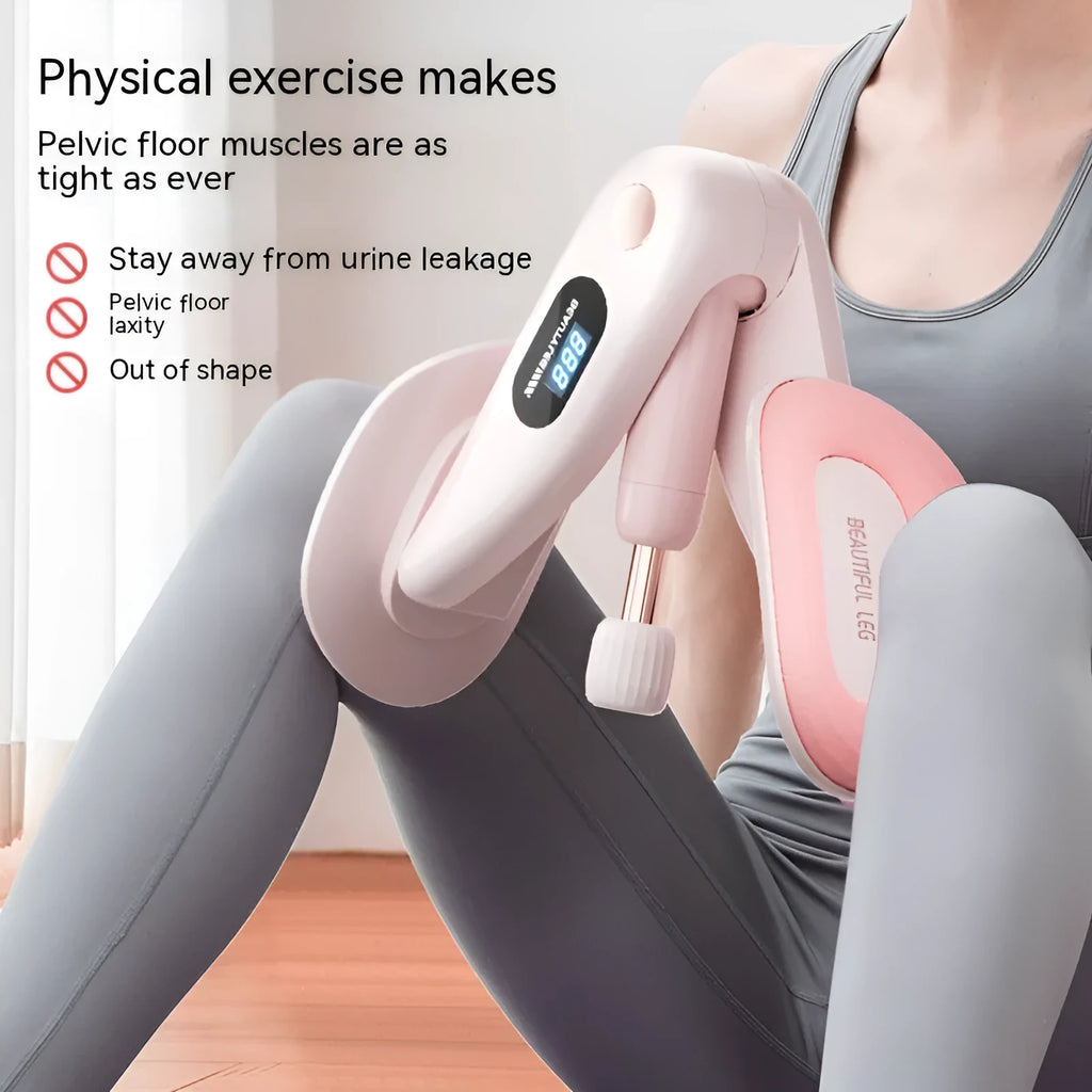 Pelvic floor muscle trainer counting device for kegel exercises in grey colour