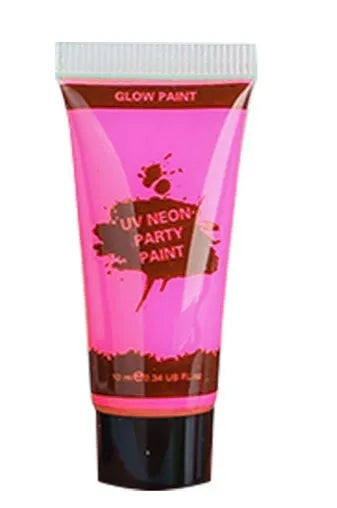25ml bottle of neon face and body paint in non-toxic gouache formula