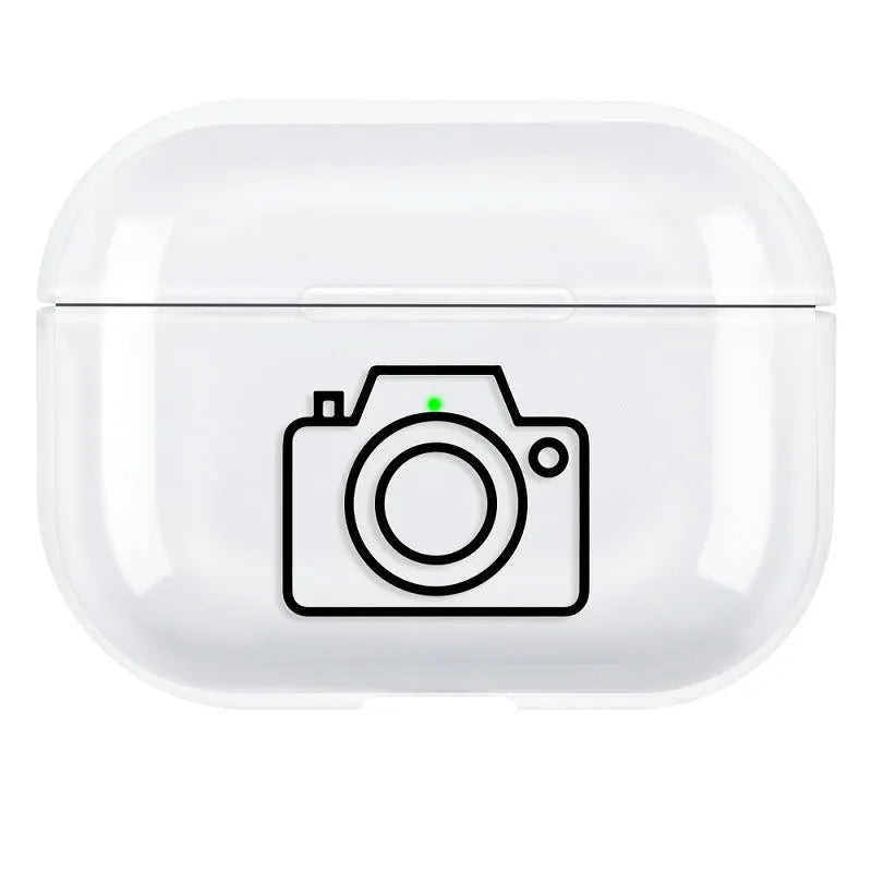 AirPods Pro 3 protective shell case in PC plastic solid colour design