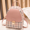 PU leather one shoulder diagonal phone bag shown in multiple colours: black, blue, brown, pink, red.