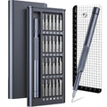 25-in-one magnetic screwdriver set with knurled ABS handle and chrome vanadium steel shaft.