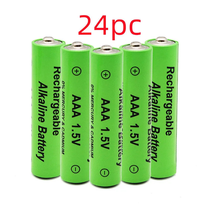 Rechargeable alkaline AA battery with 3000mAh capacity and industrial-grade construction