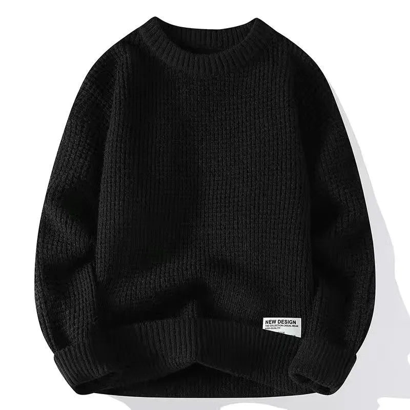 No pilling loose pullover sweater in modal rabbit fur, available in black, brown, dark khaki, gray, sizes M-3XL