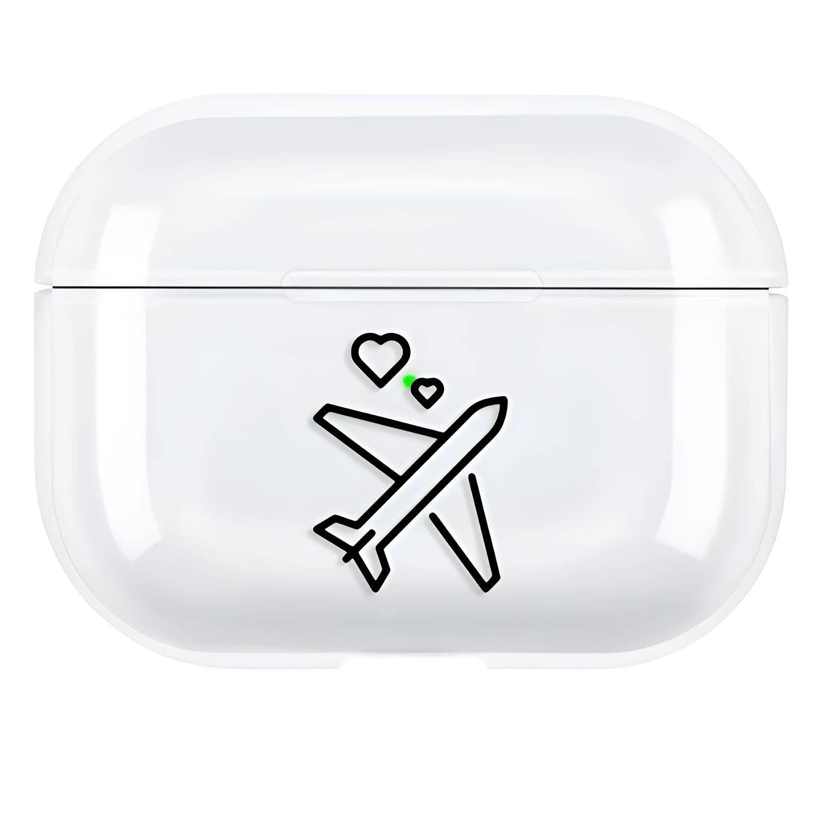 AirPods Pro 3 protective shell case in PC plastic solid colour design