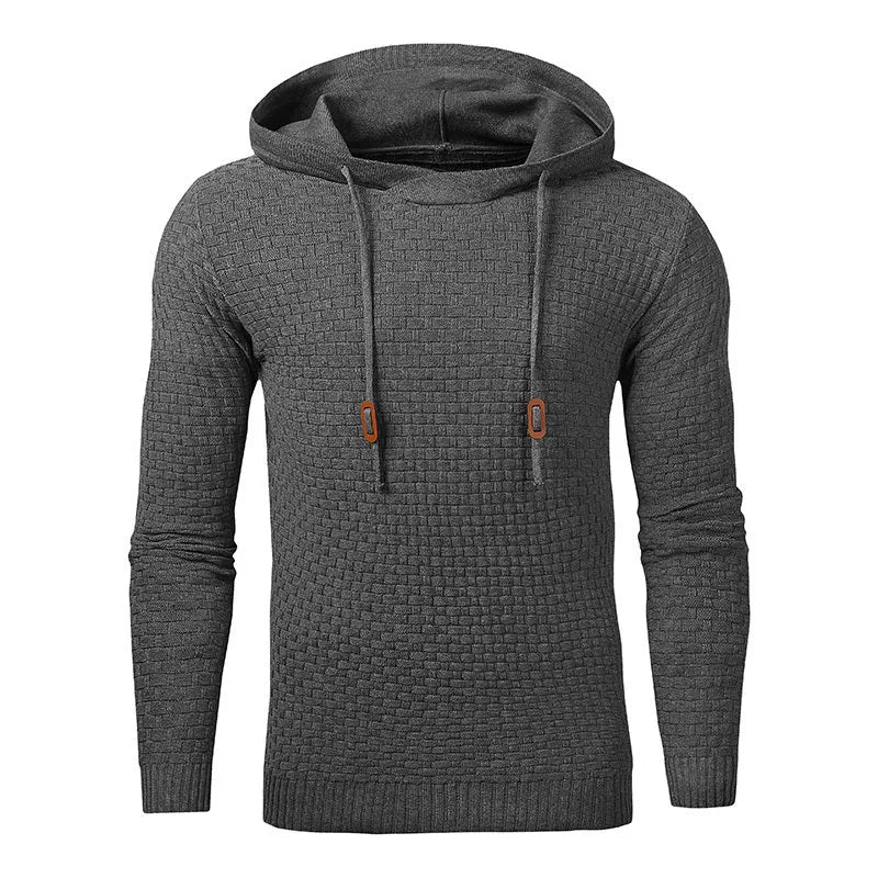 Men's hooded sweatshirt in a cotton and polyester blend available in multiple colours and sizes