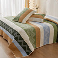 Pure cotton printed bed sheet three-piece set in modern simplicity design with reactive dye patterns