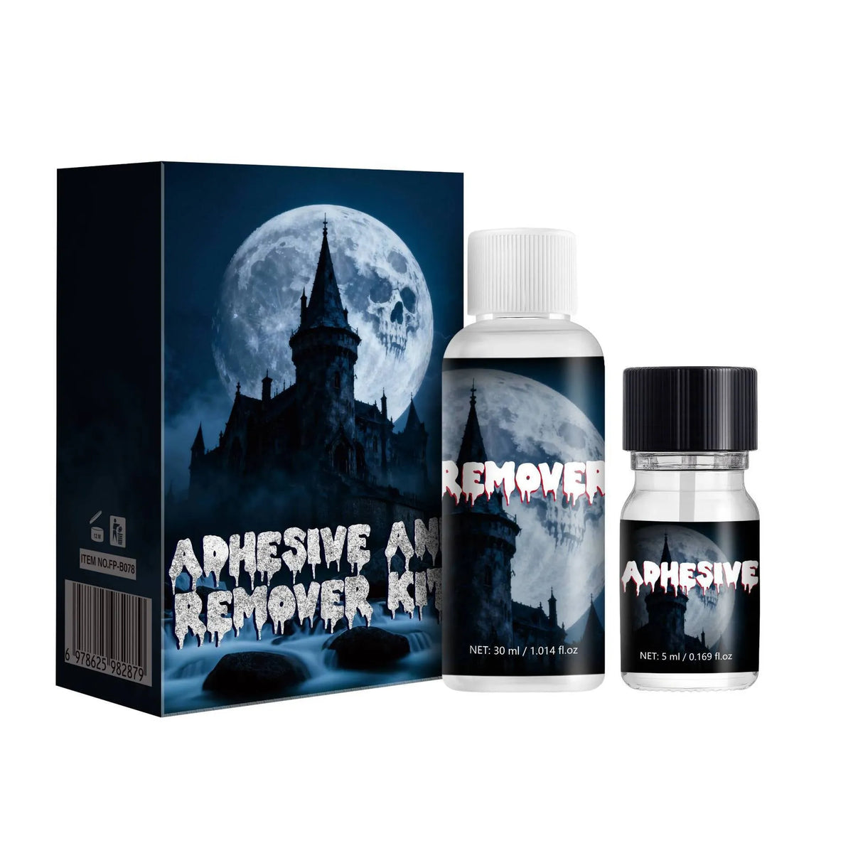 Adhesive and remover set for body care appliances with FP-B078 specification