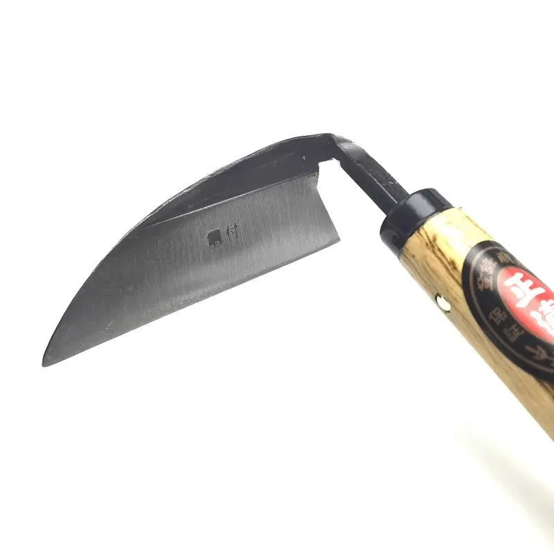 Composite steel bent handlebar sickle with 12.5cm blade and 4.5cm width for hand weeding