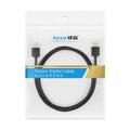 Gold-plated HDMI cable with flexible thin design for computer monitor and set-top box connections