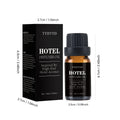 10ml natural plant essential oil in glass bottle with plant-derived fragrance for aromatherapy